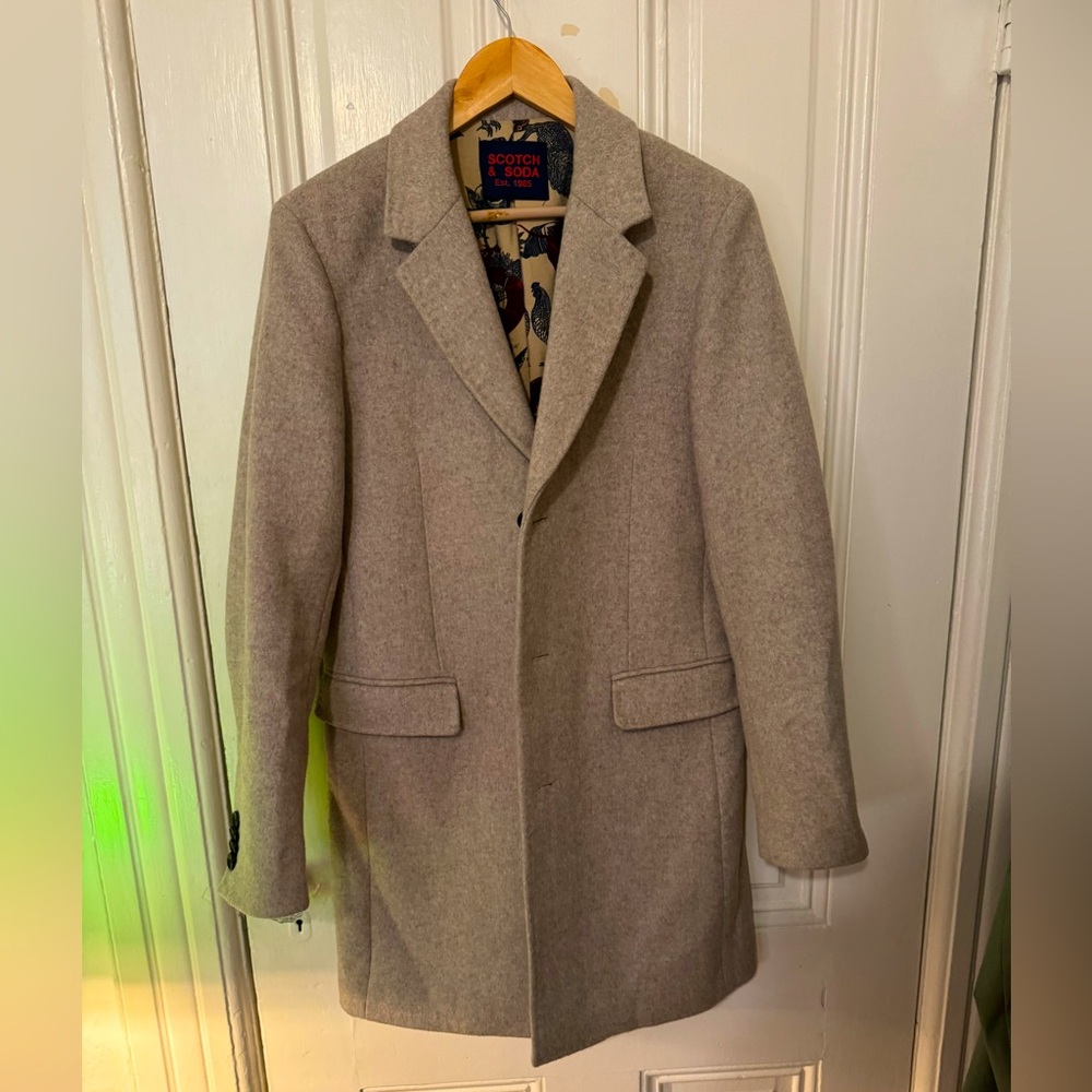 SCOTCH & SODA overcoat - mint condition